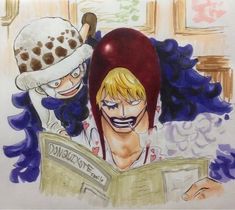 Corazon X Law, Corazon And Law, Law And Corazon, Trafalgar D Water Law, Donquixote Family, Law Corazon, Monster S, Heart Pirates