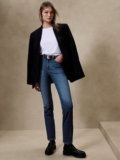 Saw this on Banana Republic: Fitted Bottoms With Straight Silhouette For Fall, Fitted Straight Silhouette Bottoms For Fall, Slim Fit Straight Bottoms For Fall, Stretch Bottoms With Straight Silhouette For Fall, Fitted Straight Leg Winter Jeans, Straight Silhouette Bottoms For Everyday Fall Wear, Everyday Straight Silhouette Bottoms For Fall, Fitted Straight Bottoms For Fall, Classic Straight Silhouette Bottoms For Fall