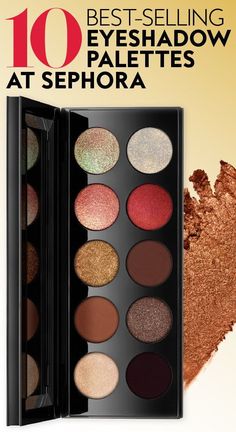 The 10 best-selling #eyeshadow #palettes at #sephora. #bestbeautyproducts #howtoapplyeyeshadow #anastasia #urbandecay #hudabeauty #nars #naturaleye #patmcgrath Wedding Acrylic Nails, Perfect Cat Eye, Cat Eye Makeup, Fall Makeup Looks, Matte Makeup, Winter Makeup, Make Makeup, Eyeshadow Palettes, Handmade Beauty Products