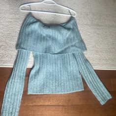 A&F Off Shoulder Blue Sweater. Size Small. Never Worn But Tags Are Removed. Blue Tops For Winter Layering, Cozy Light Blue Tops For Spring, Fitted Light Blue Winter Tops, Light Blue Fitted Tops For Fall, Fitted Light Blue Top For Winter, Fitted Light Blue Tops For Winter, Cozy Light Blue Winter Tops, Light Blue Tops For Winter Layering, Cozy Light Blue Tops For Fall