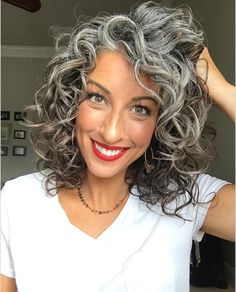 Curly Hair Men Haircut, Gray Hair Growing Out, Natural Gray Hair, Transition To Gray Hair