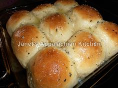 freshly baked rolls in a baking pan ready to go into the oven for dinner or brunch