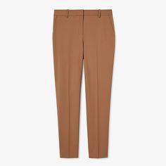 These machine-washable trousers sit smoothly above the hips and look tailored without feeling tight. A straight fit through the thigh and slight taper at the calf create an elongating effect, while deep pockets offer plenty of room to stash essentials. Free People Overalls, Cheetah Print Leggings, Air Jordans Women, Flattering Pants, Cropped Pants Women, Wide Leg Dress Pants, Jordans Women, Virtual Fashion, Trouser Pants Women