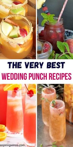 the very best wedding punch recipes