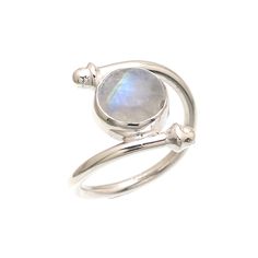 Natural Sterling Silver 925 Ring, Gift For Her, Mom, Wife, Handmade Ring, Birthstones Pearl, Moonstone, Coral, Chrysocolla, Labradorite, Turquoise, Aquamarine, Amber, Fluorite. Item Code: R/SRI/02 Metal: 925 Sterling Silver Stone Detail:  Pearl, Moonstone, Coral, Chrysocolla, Labradorite, Turquoise, Aquamarine, Amber, Fluorite Ring Length (inches): 0.4 Ring Width (inches):   0.8 #gemstonering #925sterlingsilver #silverring #Stone#ringjewelry #gemstonejewelry #gemstone#stonering# Stonering#handma Spiritual Sterling Silver Moonstone Ring With Natural Stones, Spiritual Open Ring Moonstone In Sterling Silver, Celestial Sterling Silver Moonstone Open Ring, Spiritual Sterling Silver Cabochon Moonstone Ring, Sterling Silver Moonstone Birthstone Ring For Healing, Celestial Silver Rings For Jewelry Making, Spiritual Sterling Silver Moonstone Ring, Sterling Silver Moonstone Ring For Healing, Sterling Silver Moonstone Ring For Jewelry Making