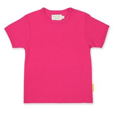 Toby Tiger basic pink short sleeve t-shirt Oc Inspiration, Dungarees Shorts, Organic Colors, Basic Shorts, Tiger T Shirt, How To Clean Iron, Simple Tshirt, Tutti Frutti, Organic Clothing