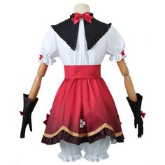 Package Includes: Dress, Waist cummerbund, Short, Bowtie, Back bowtie, Hat, Sleeves, Doll,  Ears, Bag, Prop, Hairwear, Gloves, Stockings, Leg wear, Shoes  accessory 
 
 Material: Polyester, Artificial Leather, Others 
 
 
 If you cannot find and like to buy the costume, wig, shoes, weapon or other accessories of this character, pls not hesitate to contact us 
 Please note that due to different screen resolution, products you receive may have a bit different as the one we show here. Genshin Impact Klee, Halloween Cosplay, Artificial Leather, Cosplay Costume, Genshin Impact, Cosplay Costumes, Gloves, Blossom, Wigs