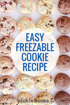 an easy freezeable cookie recipe