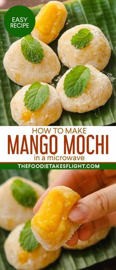 how to make mango mochi recipe with step by step instructions