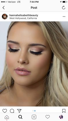 Rose Gold Eye Makeup, Fair Skin Makeup, Wedding Hairstyles And Makeup, Wedding Eye Makeup, Rose Gold Makeup, Bridesmaid Hair Makeup, Bridal Makeup Natural, Valentines Day Makeup, Wedding Day Makeup