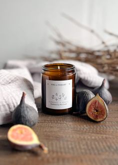 Fig and Forest Soy Candle Product Photography Candles, Candle Styling Photography, Fig Photography, Fragrance Business, Cranberry Candles, Art Booth, Fig Candle, Fragrance Photography, Natural Candle