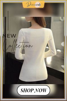 Casual Long Sleeve Autumn Knitted Sweater Women Pullover Sweaters Korean Style Winter Slim White Pull Knitwear Korean Style Winter, Fall Knit Sweater, Fairycore Clothes, Winter Party Dress, Style Winter, Women's Evening Dresses, Long Sleeve Knit Sweaters, Prom Dresses With Sleeves, Knitting Women Sweater