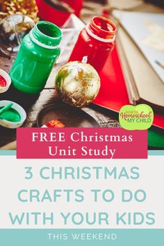 three christmas crafts to do with your kids for the holiday season, including jars and ornaments