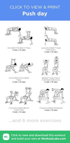 an exercise poster with instructions on how to do push ups