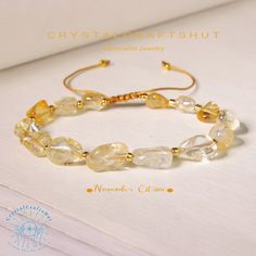 Raw Citrine Beads Bracelet 6mm Rough Yellow Crystals Anklet Yoga Gemstone Bracelet Triple Protection Meditation Bracelet Gift for Sister Mom Wife 🎁❤️ Material : Citrine Stone, Natural Stones, Natural Crystal, Raw Stone Quality: AAA+ Length: fit for 6.3 ~ 7.3 inches wrists Beads size: 4-6mm Size: Adjustable 😊😊Certainly! If you need any customization, feel free to reach out. I'm here to assist you. 😊😊 🌟+ Free gift pouch🌈🌿 👏👏From the choice of materials to the precision in assembly, it ex Protection Meditation, Unique Gifts For Sister, Yellow Crystals, Raw Citrine, Crystal Anklet, Citrine Bracelet, Meditation Bracelet, Citrine Beads, Yoga Bracelet