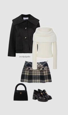 Lingerie Heels, Cold Weather Outfits, Winter Fits, Cute Fits, Lookbook Outfits, School Outfits, Fashion Sense, Aesthetic Clothes, Korean Fashion