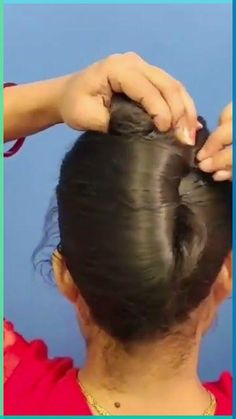 Easy French Roll Hair, French Roll Hairstyle Tutorials, Easy French Twist Long Hair, Hair Loop Tool Tutorial, Knot Bun Hairstyles, French Roll Hairstyles, French Bun Hairstyles, Hairstyles Videos Tutorials, French Roll Hair