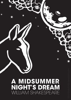 a midsummer night's dream with an image of a horse in the sky and stars