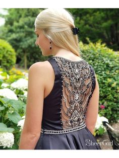 A Line Beaded Rhinestone Black Homecoming Dresses with Pocket Little Black Dress ARD1782-SheerGirl Satin Prom Dresses With Rhinestones, Embellished Satin Homecoming Dress, Homecoming Satin Embellished Dress, Embellished Satin Dresses For Homecoming, Black Dresses With Rhinestones For Wedding, Black Rhinestone Dress For Prom Season, Black Rhinestone Wedding Dress, Black Embellished Satin Dress, Black Homecoming Dresses