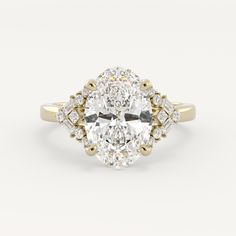 Beckett features an elongated oval center stone with a cluster of round, baguette and princess accent stones a cathedral setting on a half round shank. Cathedral Setting, Elongated Oval, Jewelry Companies, Perfect Ring, Lab Diamonds, High Quality Jewelry, Gold Accents, Types Of Metal, Stone Color