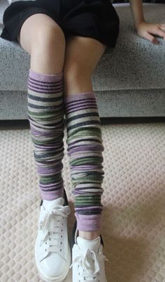 Brand Name:LinenlooksPattern Type:stripedMaterial:WoolMaterial:MICROFIBERMaterial:SpandexMaterial:AcrylicItem Length:55cm Casual Multicolor Knee-high Socks For Winter, Casual Multicolor Knee-high Winter Socks, Fitted Multicolor Socks For Fall, Fitted Multicolor Leg Warmers, Striped Stretch Socks For Winter, Winter Striped Stretch Socks, Stretch Striped Socks For Winter, Knee-high Striped Winter Socks, Striped Knee-high Winter Socks