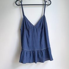 Beautiful Flowy Cdg Camisole. Pristine Condition, No Flaws. Size M But Fits S S/M Perfectly Too. Chic Polka Dot Tank Top For Summer, Fitted Polka Dot Tank Top, Chic Polka Dot Tank Top For Spring, Spring Chic Polka Dot Tank Top, Fitted Polka Dot Casual Tank Top, Sleeveless Polka Dot Summer Tops, Sleeveless Polka Dot Top For Summer, Polka Dot Sleeveless Cotton Top, Sleeveless Polka-dotted Cotton Top