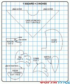 an image of a square with the instructions for how to sew and cut it