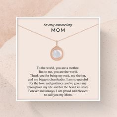 "Mother's Day Gift  ⭐️NEXT DAY SHIPPING⭐️ Look to the sky and linger in this moment. The Aurora necklace reflects the northern lights with shimmering streaks of color. The natural mother of pearl shell promotes feelings of self-worth and self-confidence. Wrapped inside a textured frame, this one-of-a-kind display is completely unique to you. DETAILS: - 925 Sterling Silver/ 18K Gold Vermeil / Rose Gold Vermeil - Natural Mother of Pearl Shell 🐚 Every necklace is one of a kind - Adjustable length: 17\",18\",19\" - Lobster clasp WHAT IS VERMEIL: Gold Vermeil is made of thick 18k gold or rose gold layered on 925 sterling silver. GIFT READY: - Every piece comes in a gift box with a card inside - Invoice will be sent to you by email. We will not include invoice in the package PRODUCT CARE: - Sep Aurora Necklace, Love You Poems, Encouragement Gifts, The Northern Lights, Motivational Gifts, The Aurora, Pregnancy Gifts, Self Worth, You Are Enough