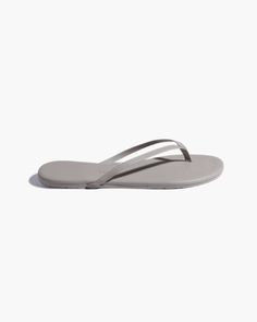 Tonal from strap to sole. A light matte finish on the style that started it all. Handcrafted from soft Brazilian leather in a classic flip flop silhouette. Throw on and go — we added a cushioned insole and rubber outsole for extra comfort. Classic Beach Toe Post Flip Flops, Classic Toe Post Flip Flops For Beach, Classic Flat Flip Flops For The Beach, Classic Summer Flip Flops, Classic Summer Flip Flops With Cushioned Footbed, Cushioned Single Toe Strap Flip Flops, Sleek Single Toe Strap Flip Flops For Summer, Sleek Summer Beach Flip Flops, Classic Cushioned Flip Flops For Summer