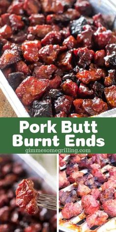 Pork Burnt Ends, Pork Belly Burnt Ends, Smoker Recipes, Smoked Pork