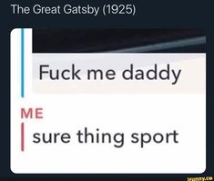 an image of someone's meme on their phone that reads, the great gatsby 1932