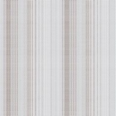 a white and brown striped wallpaper with vertical lines on the bottom half of it