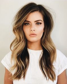 Rambut Brunette, Cool Braid Hairstyles, Hair Color And Cut, Round Faces, Easy Hairstyles For Long Hair, Long Hairstyles, Hair Envy, Hair Today