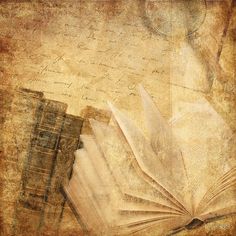 an old book with torn pages on the page is shown in this artistic photo, it looks