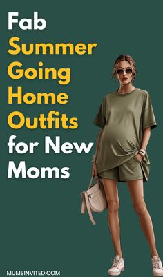 Discover stylish & comfy going home outfit ideas for moms! Perfect for summer —these postpartum outfits are designed for both natural birth & C-section recovery. Essential for your hospital bag, find simple & stylish options available on Amazon & Etsy. New moms in 2024 will feel great leaving the hospital in these coming home outfit for mom summer. Explore our top picks for new mom hospital outfits now! going home outfit for mom summer. postpartum summer outfits aesthetic. Outfit Ideas For Moms