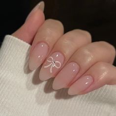 Valentine Nails, Nagel Tips, Girly Acrylic Nails, Her Nails, Almond Nail, White Nail, Girls Nails, Stick On Nails, Floral Nails