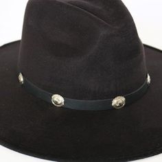 This 1/2 inch thick leather hatband is decorated with oval metal conchos. It is adjustable with a leather string tie.Made in the USASoft Genuine Leather*This product is for 1 single hat band. Hat not included. 100% Leather Austin Accent Hat Band Black Leather Silver Conchos Adjustable Vintage Adjustable Hat Bands For Fall, Vintage Adjustable Felt Hat For Rodeo, Adjustable Vintage Felt Hat For Rodeo, Adjustable Vintage Felt Hat For Fall, Adjustable Fedora For Fall Rodeo, Adjustable Fall Fedora For Rodeo, Adjustable Fedora For Rodeo In Fall, Adjustable Hat Bands For Country Events In Fall, Adjustable Country Style Fedora Felt Hat