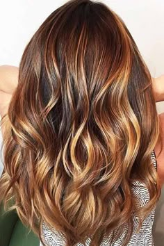 Auburn Balayage, Chestnut Hair, Chestnut Hair Color, Copper Highlights, Red Brown Hair, Caramel Balayage, Long Layered Haircuts