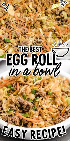 the best egg roll in a bowl recipe