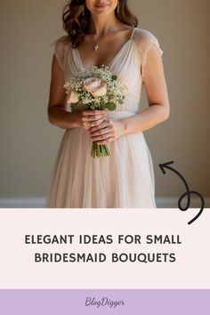 Elegant Ideas for Small Bridesmaid Bouquets