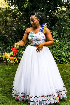 Malawian Traditional Attire, Zulu Traditional Attire African Women, Ndebele Wedding Dress, Ndebele Traditional Attire, Zulu Traditional Wedding Dresses, Zulu Traditional Attire, African Print Wedding Dress, South African Traditional Dresses, African Traditional Wear