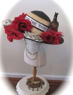 Kentucky Derby DIY - And they're off! Celebrate the most famous of horse races with fun DIY decor using basic craft supplies with a horsey touch [media_id:28442 Kentucky Derby Hat Ideas, Derby Hat Ideas, Kentucky Derby Diy, Kentucky Derby Theme