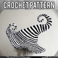 a black and white photo with the words crochet pattern on it's side