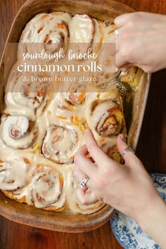 cinnamon rolls | brioche cinnamon rolls | soft and fluffy cinnamon rolls | sourdough | long fermented sourdough | Christmas morning breakfast | brown butter | glaze Sourdough Christmas Breakfast, Sweet Sourdough Rolls, Sourdough Brioche Cinnamon Rolls, Soft Sourdough Cinnamon Rolls, Cinnamon Roll Sourdough Bread, Sourdough Apple Cinnamon Rolls, Overnight Sourdough Cinnamon Rolls, Sourdough Christmas Gift, Cinnamon Rolls Sourdough