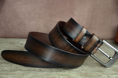 Men's Belt Dark Brown Cowhide Leather Belt Distressed Belt Tree Bark Grain… Brown Belt Men, Rustic Brown Adjustable Belt, Coach Purses Outlet, Brown Suade Belts, Luxury Brown Rustic Belt, Cheap Coach Handbags, Cheap Brown Men's Belt, Coach Bags Outlet, Mens Belt