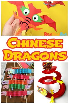 Collection of Chinese looking dragons (vs the regular fairy tale dragon) Appetizers Crockpot, Dinner Chinese, News Years Crafts For Kids, Cauliflower Dip