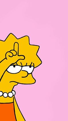 the simpsons character is holding his head in one hand and looking at something off to the side