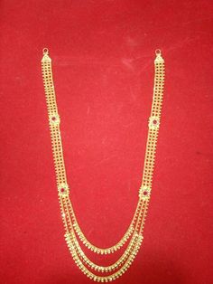 Step Necklace Gold Indian, Rani Haar Gold Indian Bridal, Step Chains In Gold Indian, Rani Haar Gold, Long Gold Necklace, Rani Haar, Gold Bridal Necklace