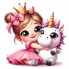 Birthday Cake For Wife, Unicorn Sketch, Baby Cinderella, Kawaii Pics, Belly Painting, Creative Cake Decorating, Cute Kawaii Animals, Cute Cartoon Images, Roses Drawing