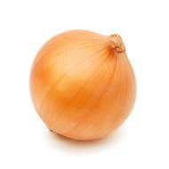 an onion is shown on a white background